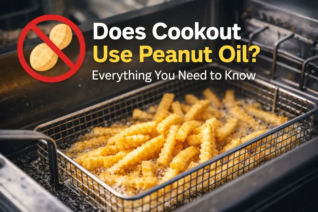 Does Cookout Use Peanut Oil?