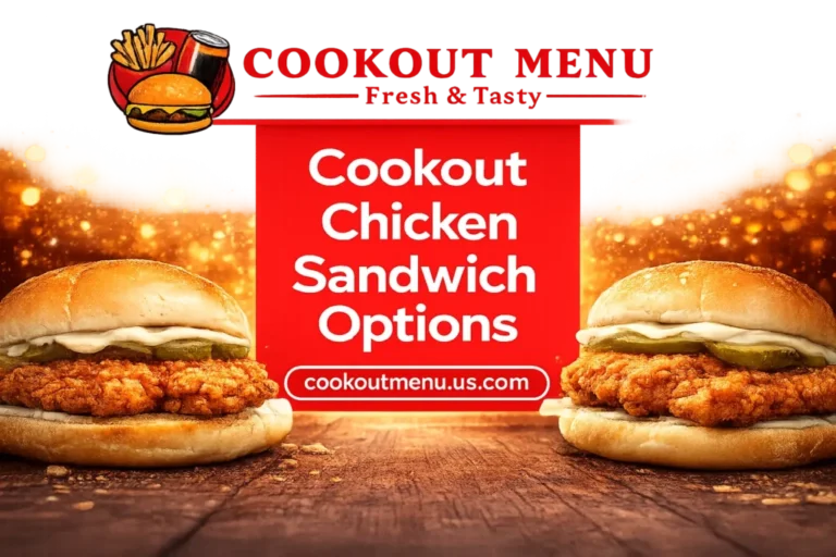 Cookout Chicken Sandwich