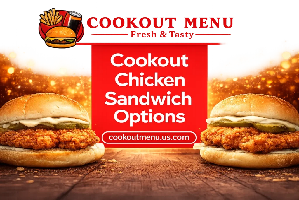 Cookout Chicken Sandwich